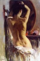 Pino Daeni - Impression oil painting.